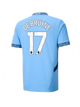 Moški Nogometna dresi replika Manchester City Kevin De Bruyne #17 Domači 2024-25 Kratek rokav